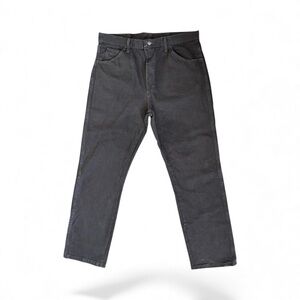 Rustler Classic Regular Fit Straight Leg Jeans Black Men’s 38x32 NWT